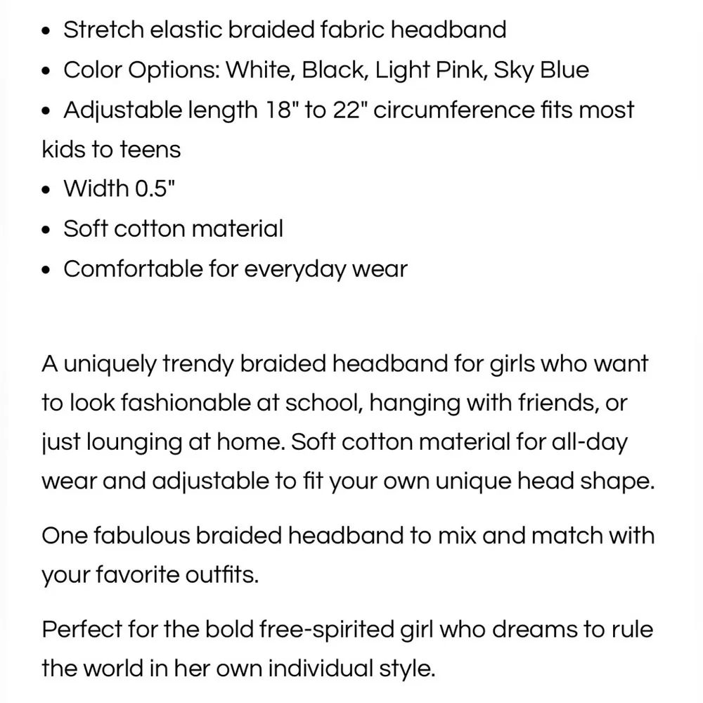 🐸 Frog Sac Braided Fabric Headbands (Set of 3)